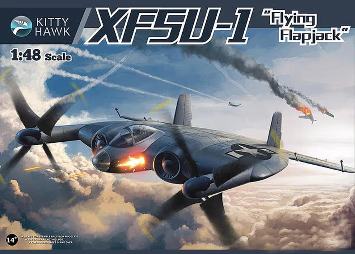 1/48 Kitty Hawk XF5U-1 Flying Flapjack Plastic Model Kit