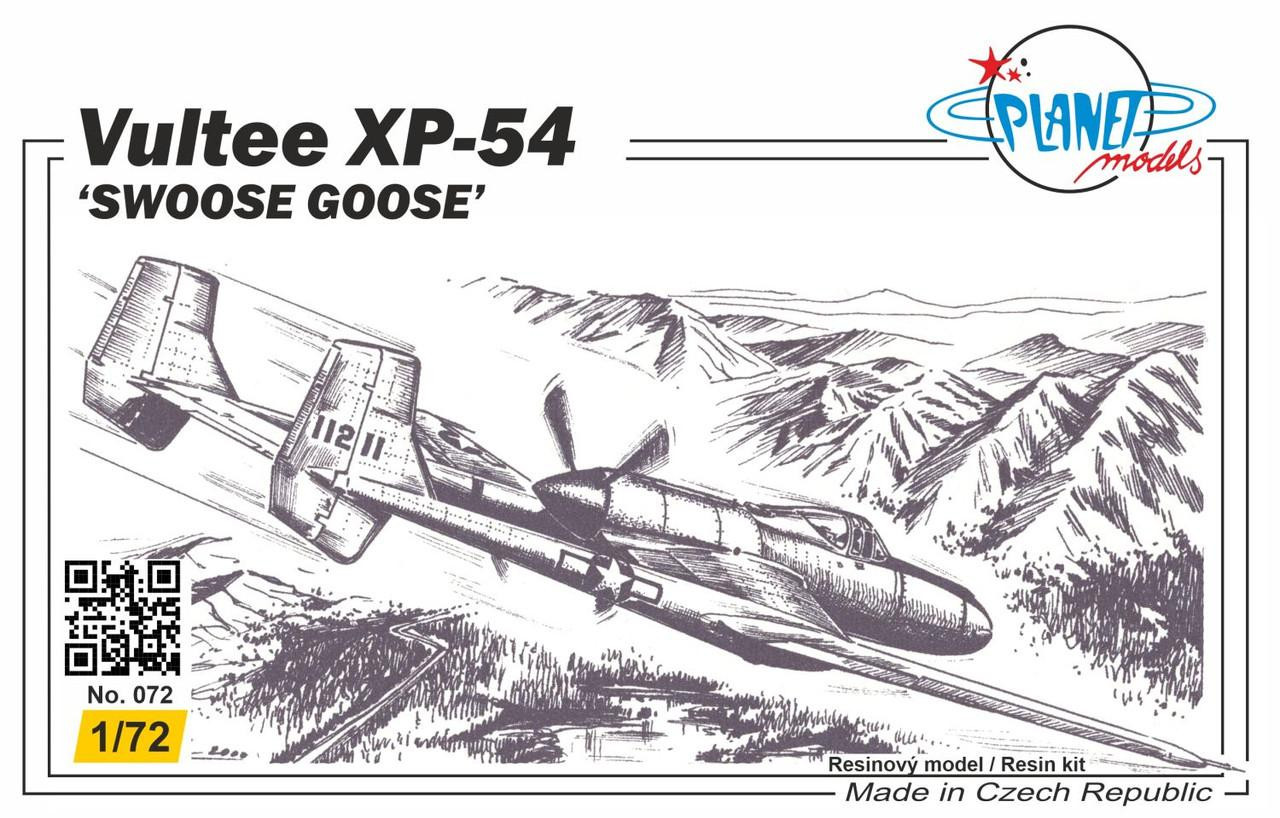 1/72 Planet Models Vultee XP-54 SWOOSE GOOSE - Squadron.com