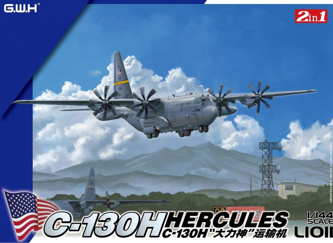 1/144 Great Wall C-130H Hercules Plastic Model Kit - Squadron.com