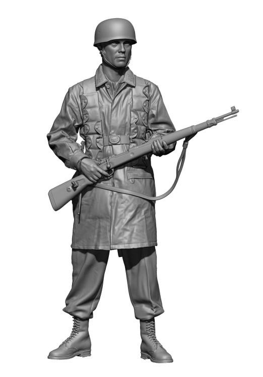 1/48 H3 Models WWII German Fallschirmjager 3 3D Printed Figure