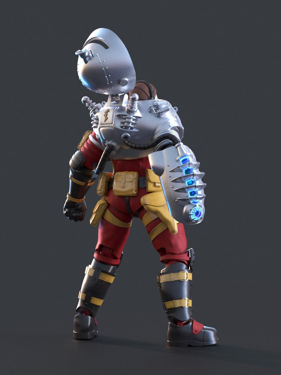 1/12 Border Model Tesla Trooper from Red Alert Game Plastic Model Kit ...