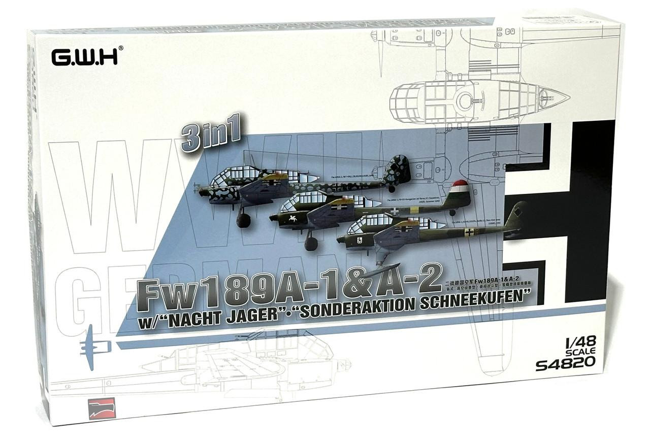 1/48 Great Wall WWII Fw189A1/A2 w/Nacht Jager & Sonderaktion