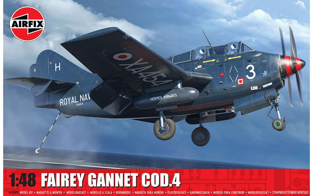 1/48 Airfix Fairey Gannet COD.4 Plastic Model Kit - Squadron.com