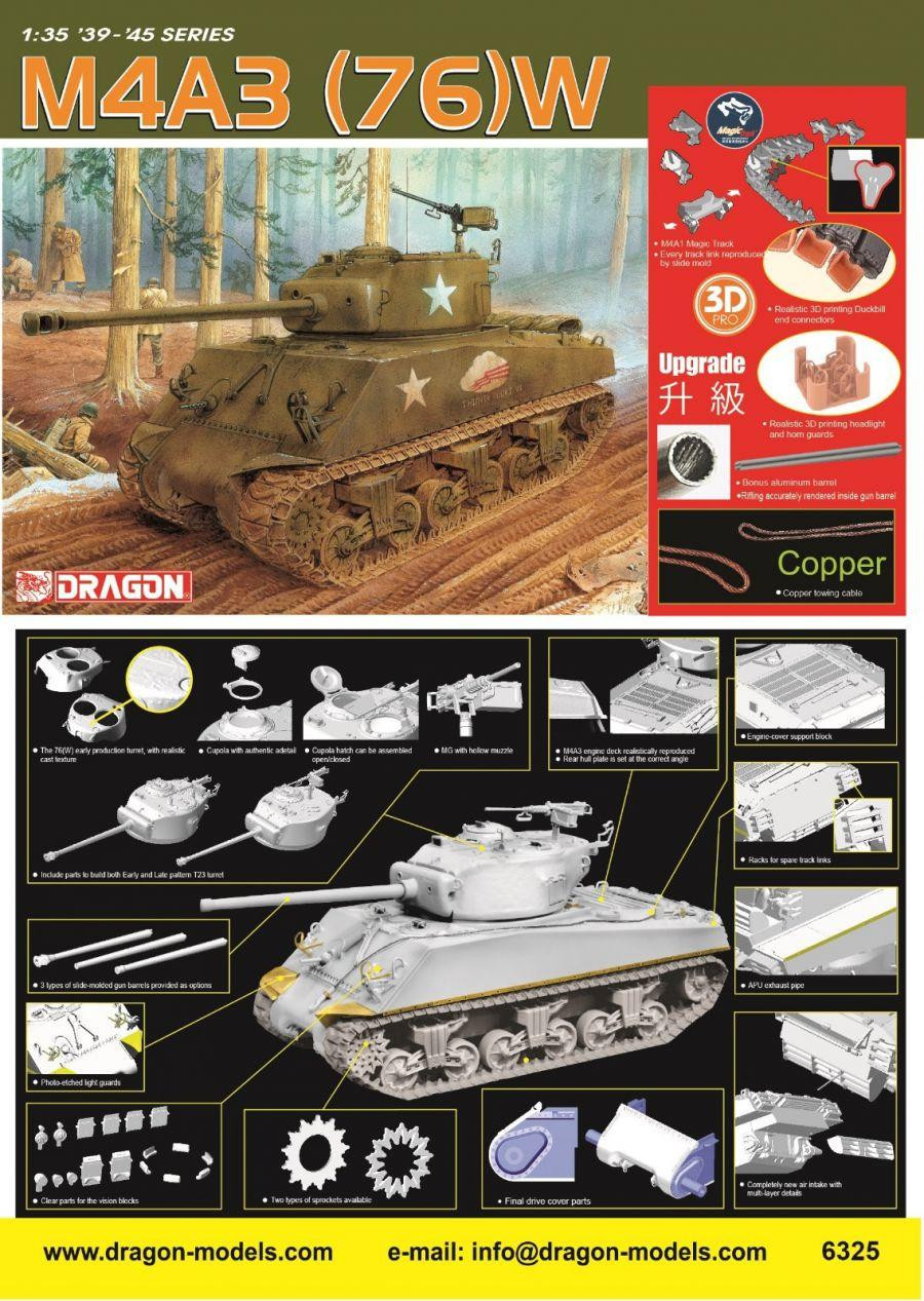 1&frasl;35 Dragon M4A3(76)W VVSS (PREMIUM)