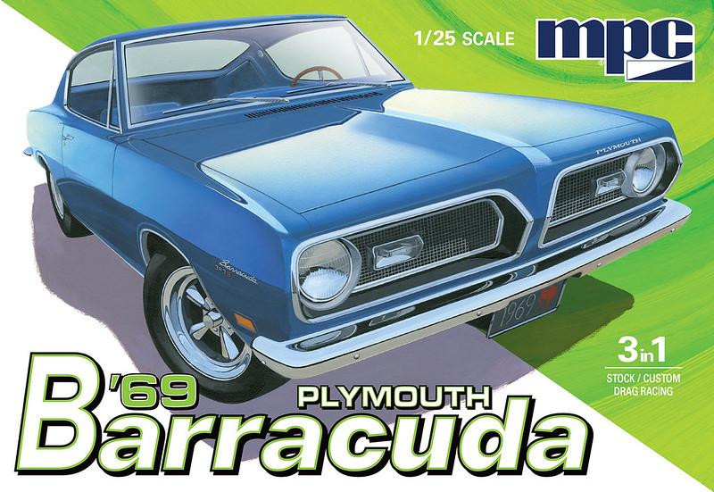 1/25 MPC 1969 Plymouth Barracuda Plastic Model Kit - Squadron.com