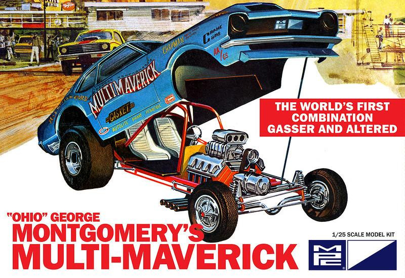 1/25 MPC Multi Maverick Funny Car Plastic Model Kit - Squadron.com