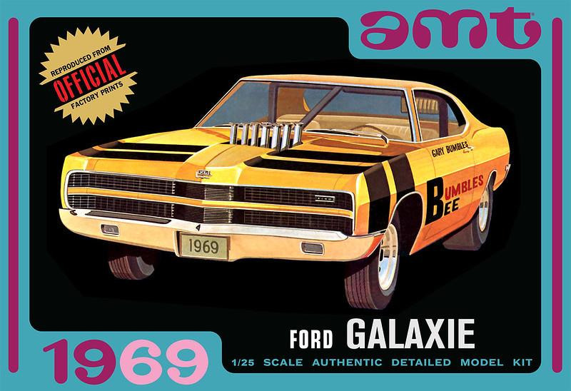 1/25 AMT 1969 Ford Galaxie Hardtop Plastic Model Kit - Squadron.com