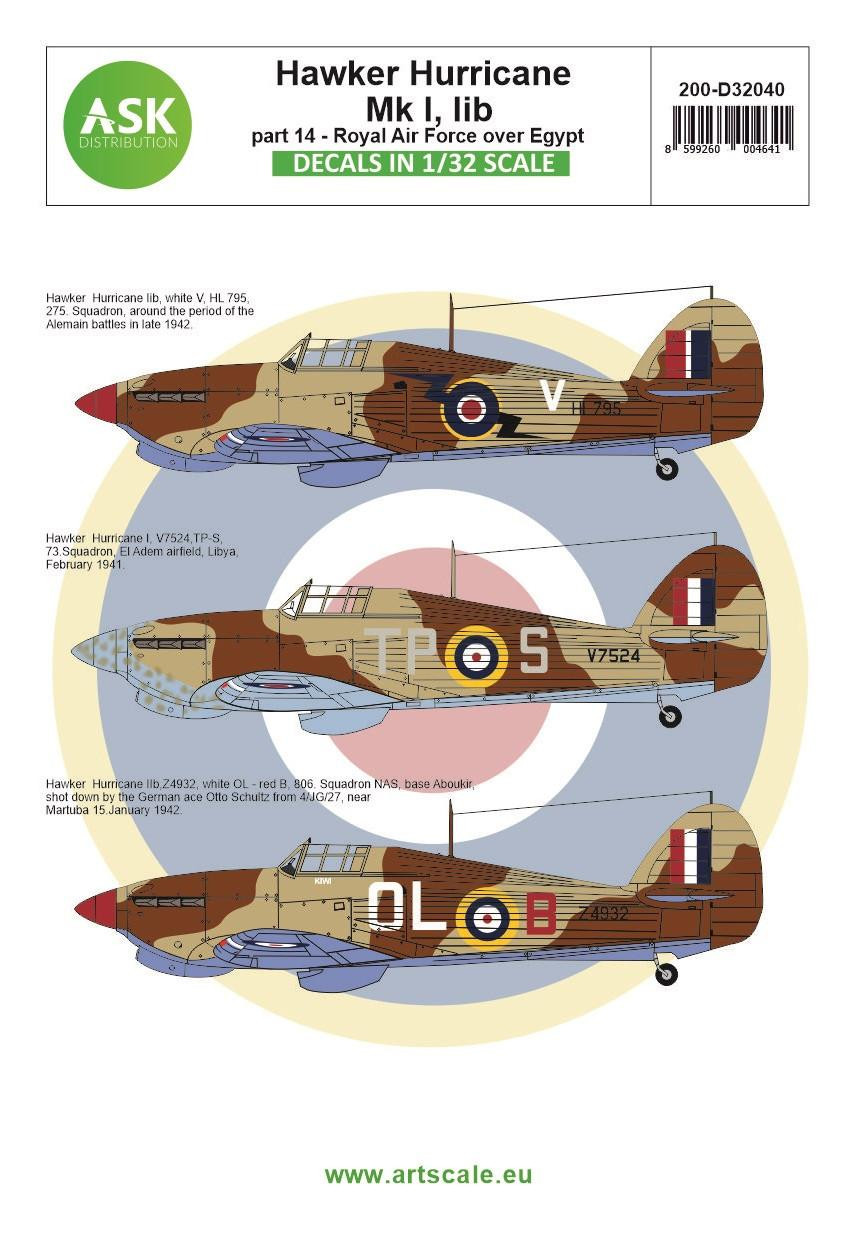 1/32 Art Scale Hawker Hurricane Mk.I, IIb part 14 - Royal Air