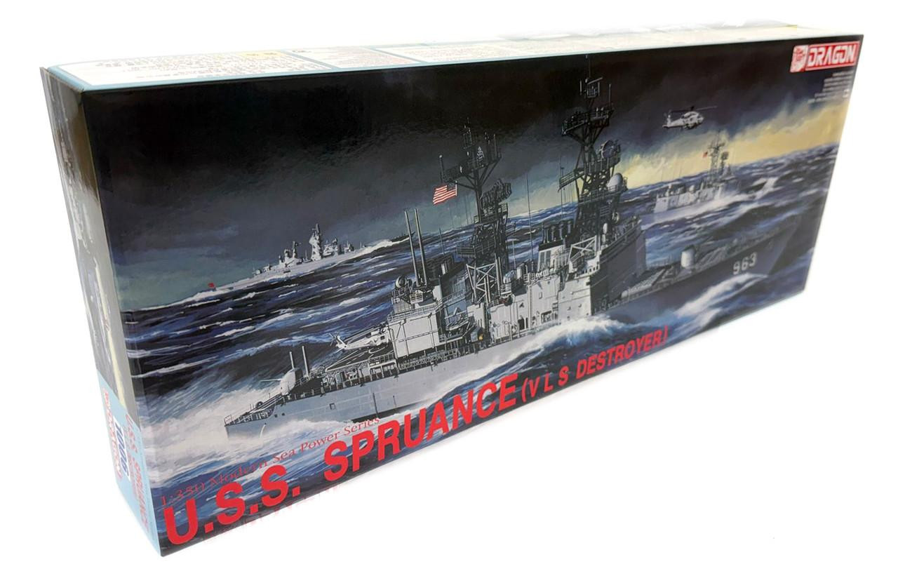 1/350 Dragon models USS Spruance VLS Destroyer Plastic Model