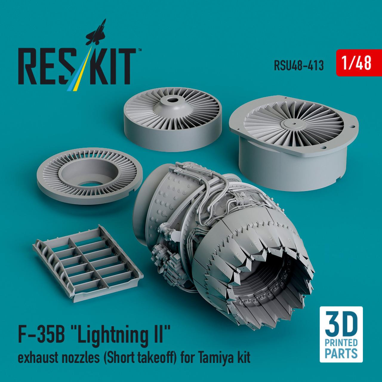 Reskit 1/48 Reskit F-35B Lightning II exhaust nozzles (Short takeoff) for ...