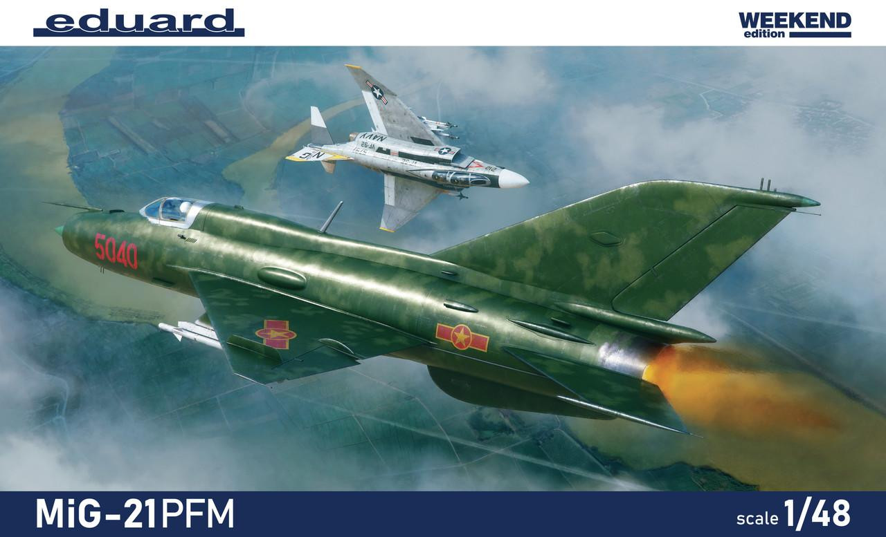 1/48 Eduard MiG-21PFM WEEKEND Plastic Model Kit - Squadron.com