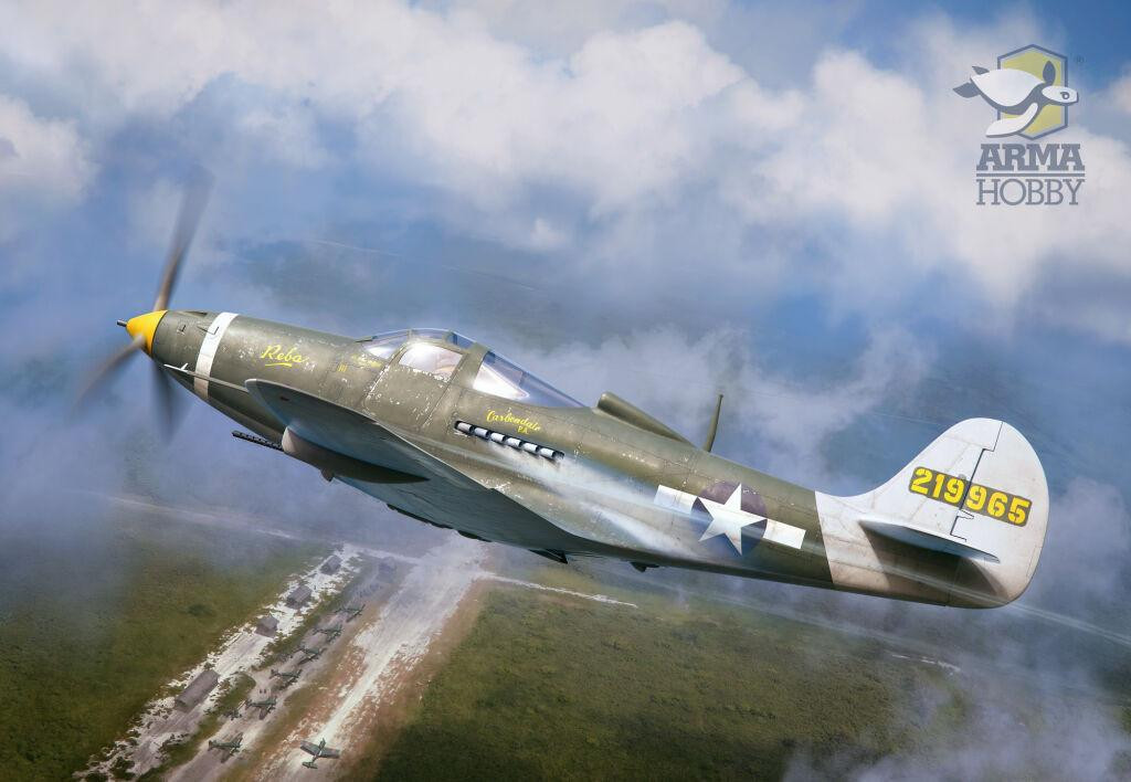 1/48 ベル P-39 エアラコブラ 完成品 arm40013-148-arma-hobby-p-39-