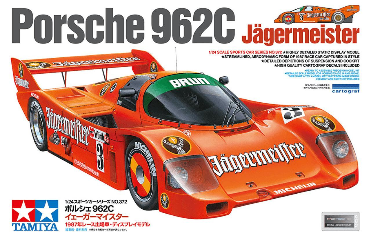 未組立⬛️Tamiya Porsche 962C 完成キット 1/24 1/24 Tamiya Porsche 962C Jagermeister - Squadron.com