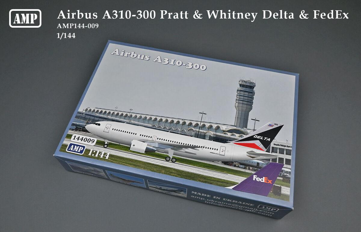 1/144 AMP Airbus A310-300 Pratt & Whitney Delta Air Lines & FedEx