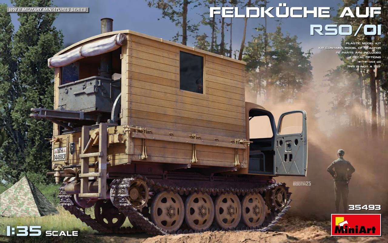 1/35 Miniart RSO Field Kitchen - Feldkuche Auf RSO/01 Plastic