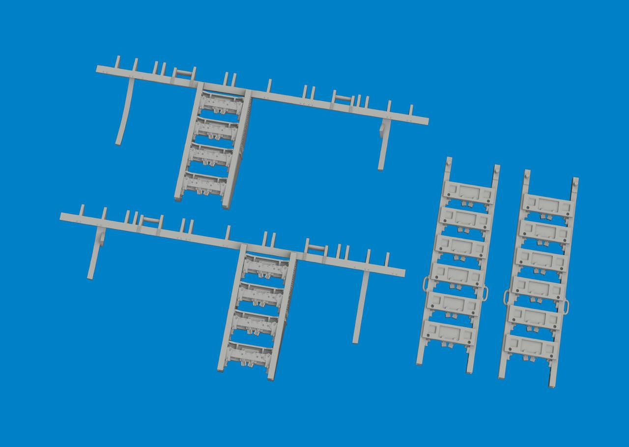1/48 Eduard B-26B bomb racks 3D - MMD - Military Model Distributors