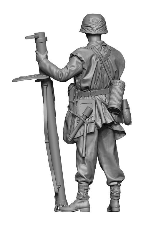 Figurine Collectors Showcase CS00578 Fallschirmjagers Panzerschreck - 1:30