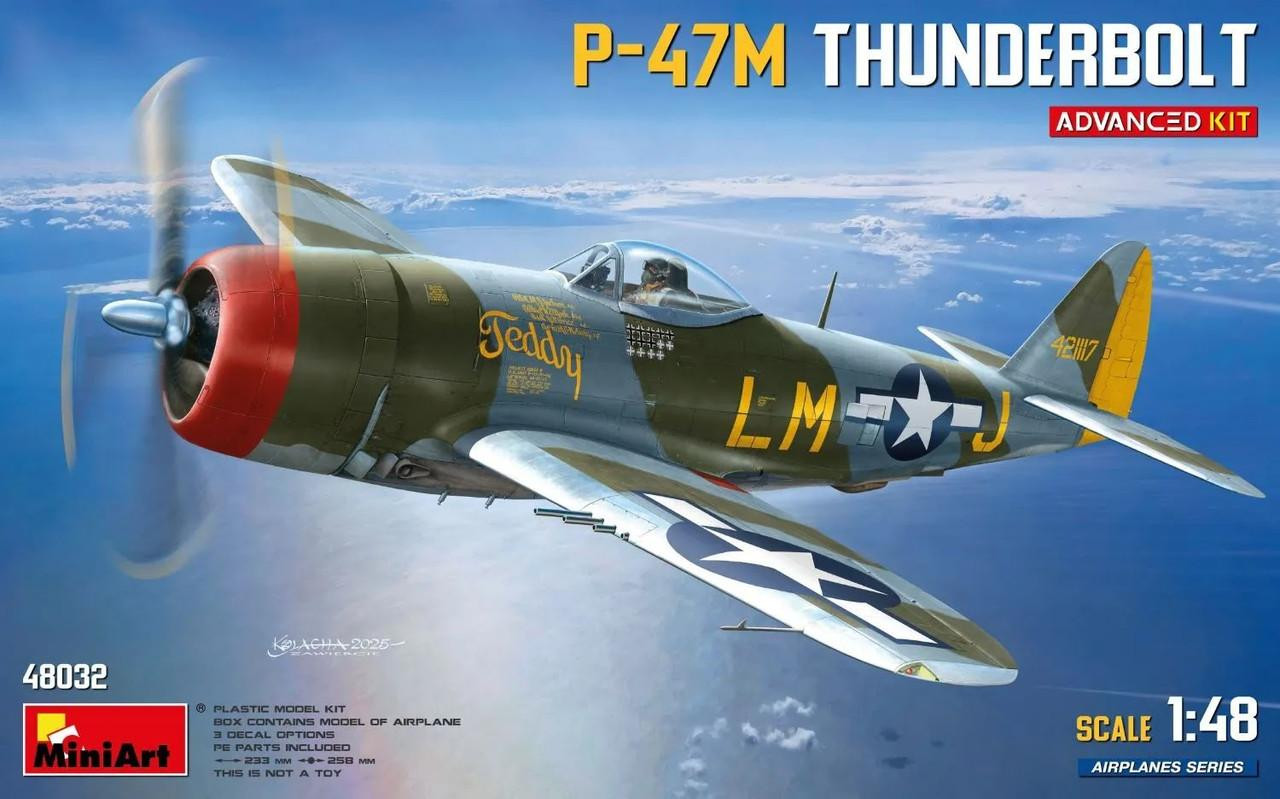 1/48 Miniart P-47M Thunderbolt (Advanced Version) Plastic Model