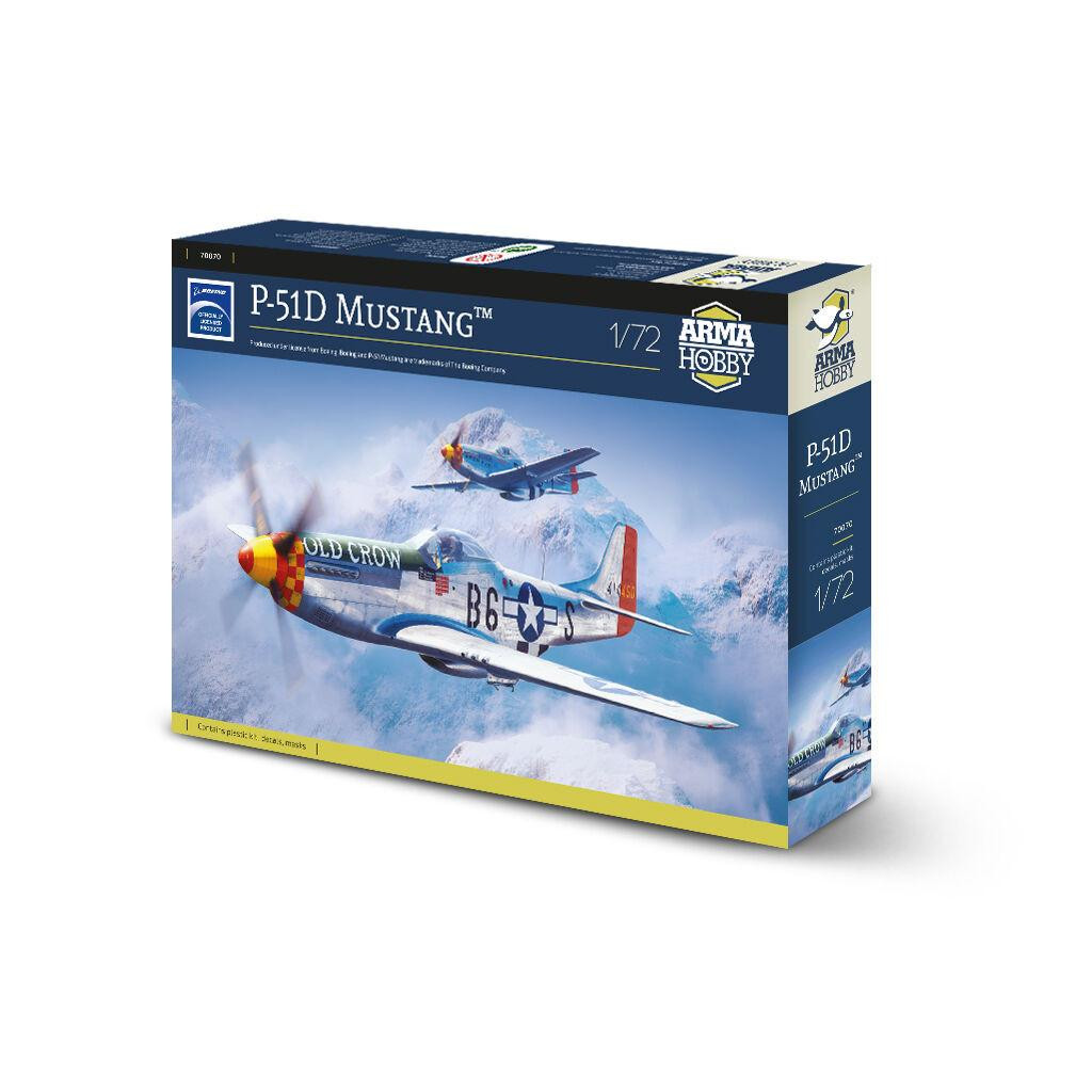 1/72 Arma P-51D Mustang Plastic Model Kit - Squadron.com