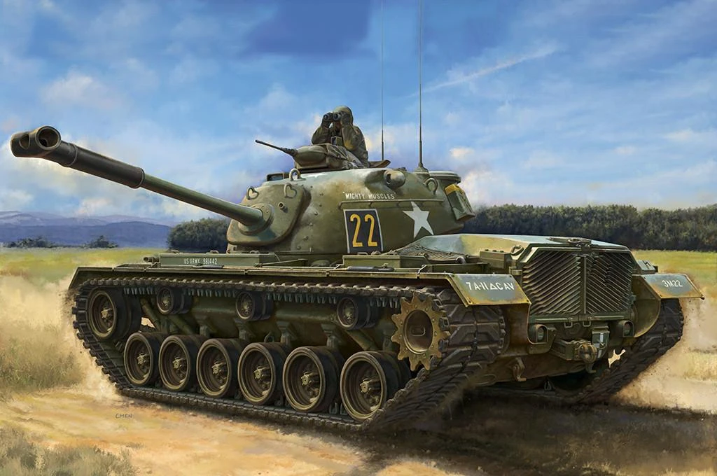 1/35 iLoveKit M48A2 Patton Main Battle Tank Plastic Model Kit