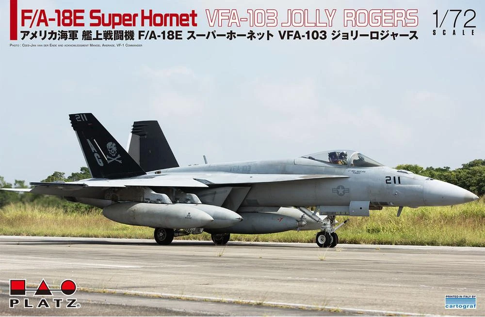 1/72 Platz USN F/A-18E Super Hornet VFA-103 Jolly Rogers