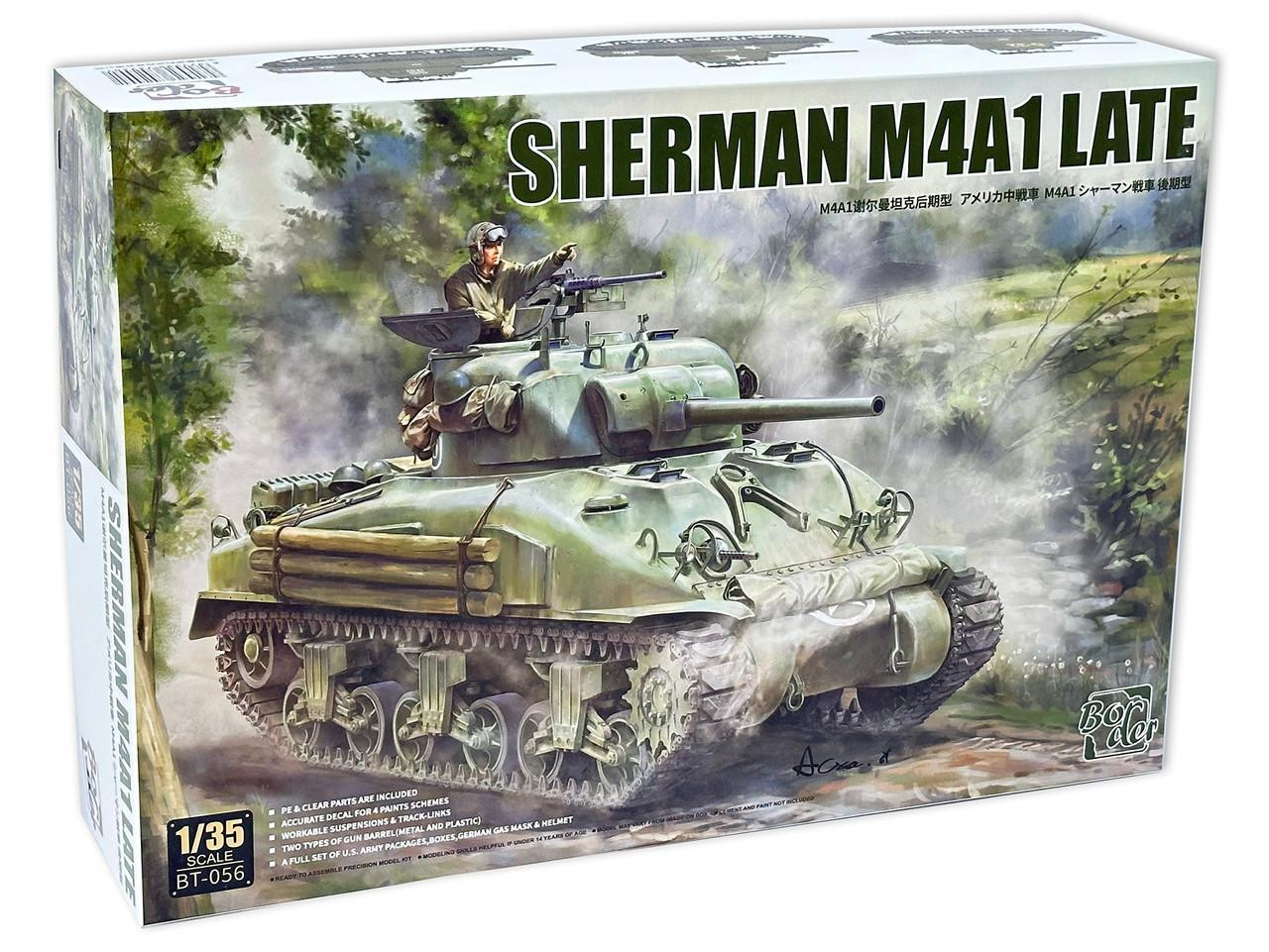 1/35 Border Model Sherman M4A1 Late Plastic Model Kit - Squadron.com