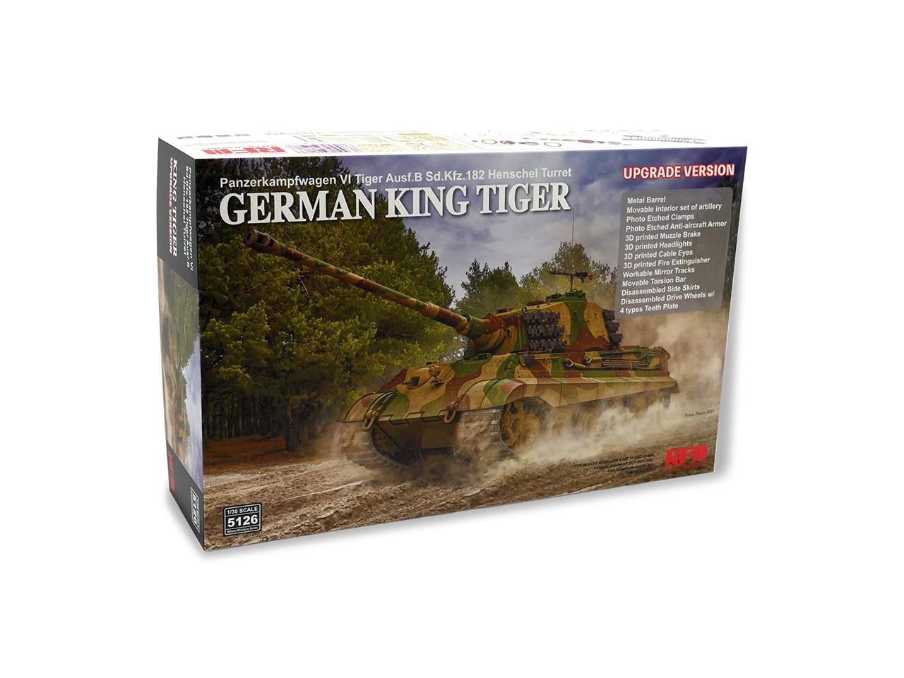 1/35 Ryefield Sd.Kfz.182 Tiger Ausf.B King Tiger UPGRADE - Squadron.com