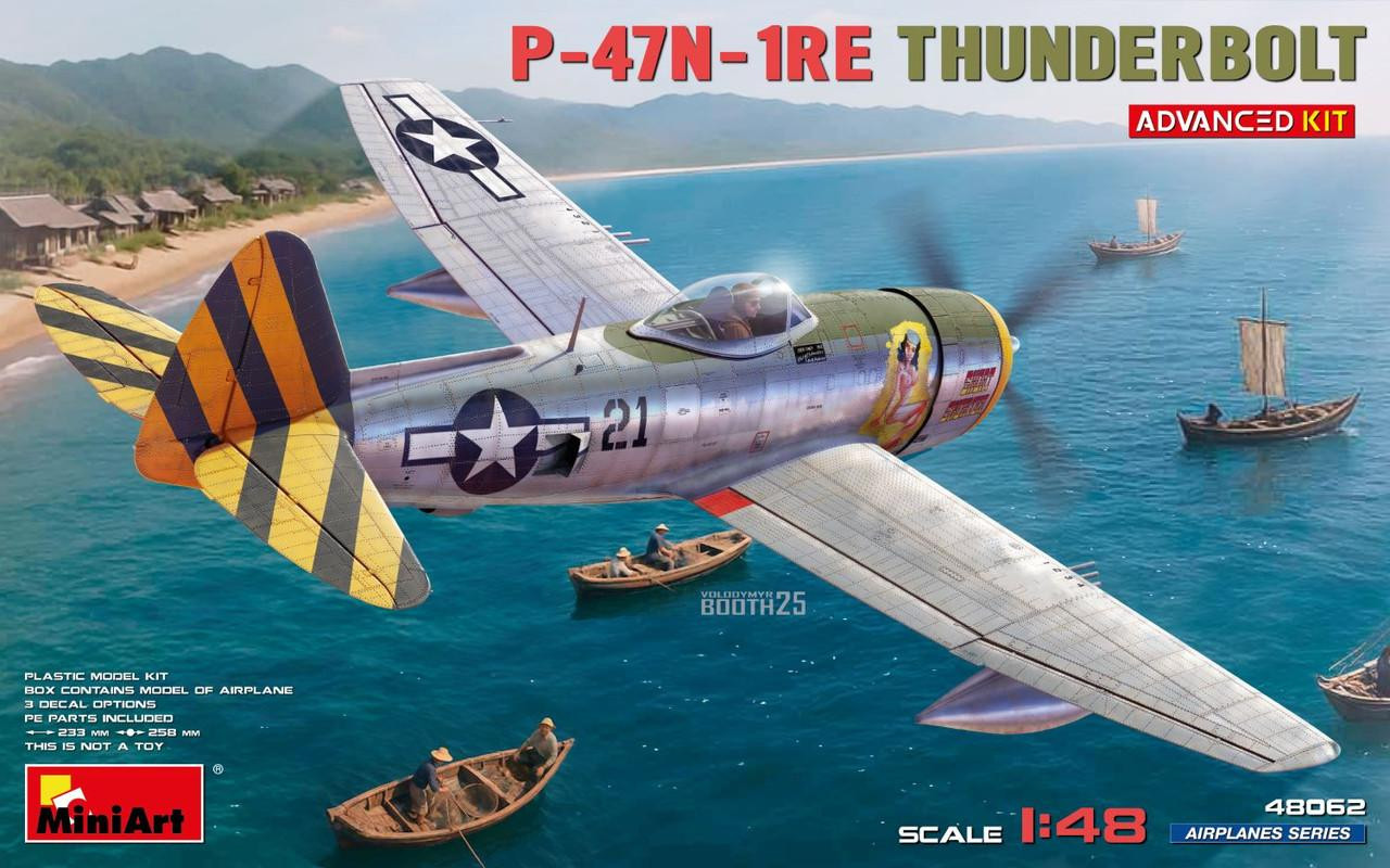 1/48 Miniart P-47N-1RE Thunderbolt Bubbletop (ADVANCED) Plastic