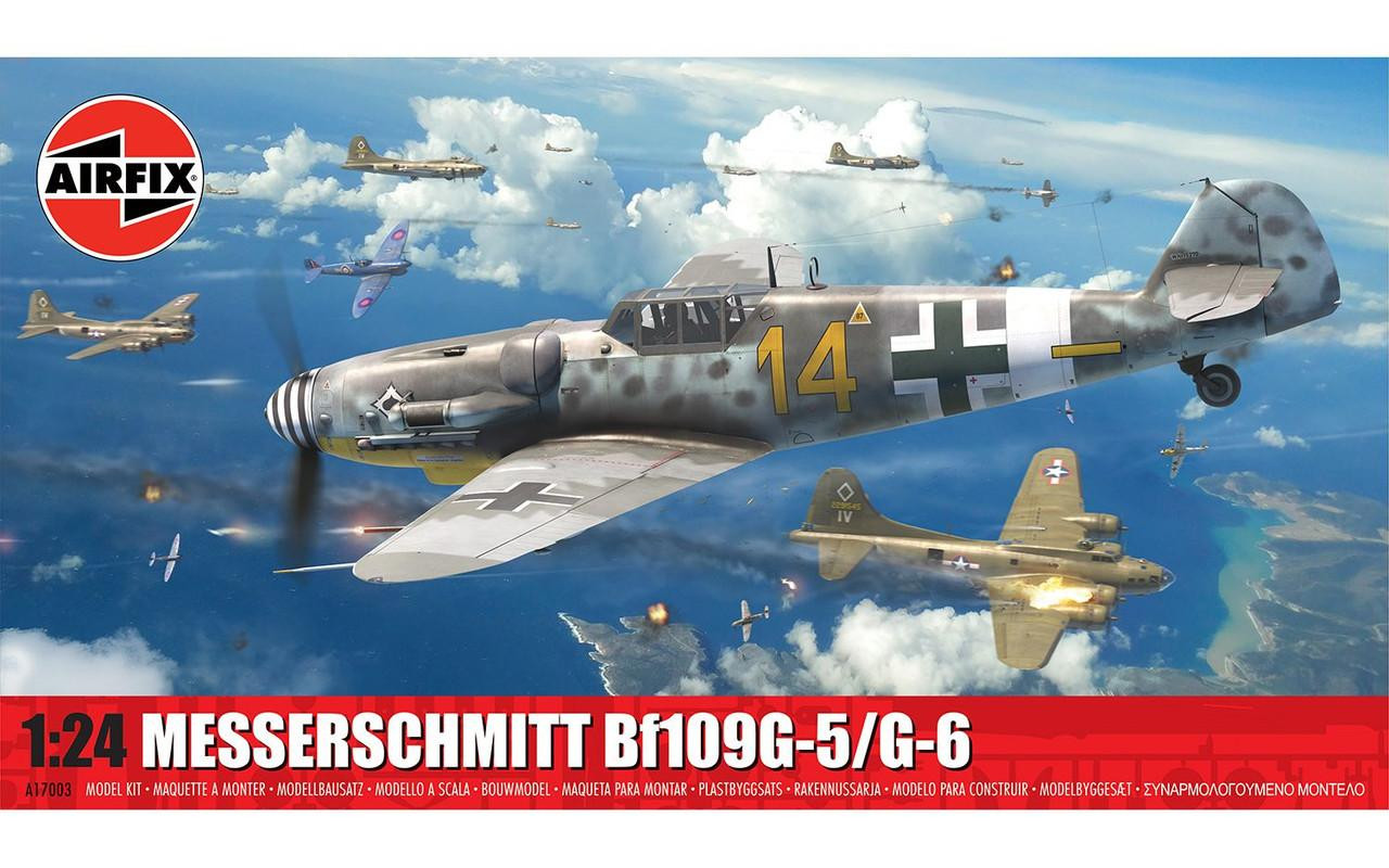 1/24 Airfix Messerschmitt Bf109G-5/G-6 Plastic Model Kit