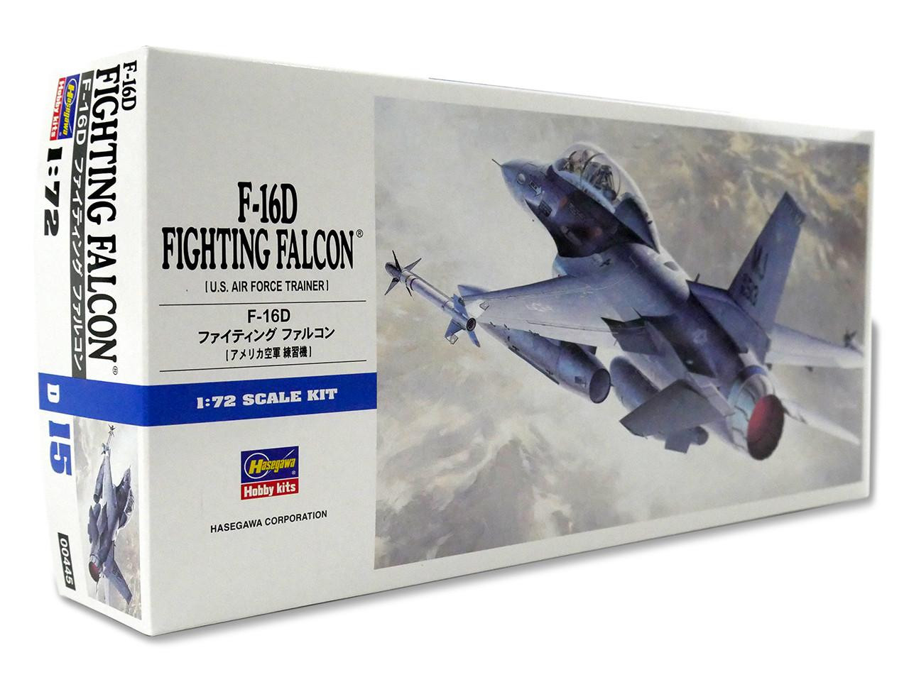 1/72 Hasegawa F-16D F.F. Plastic Model Kit - Squadron.com