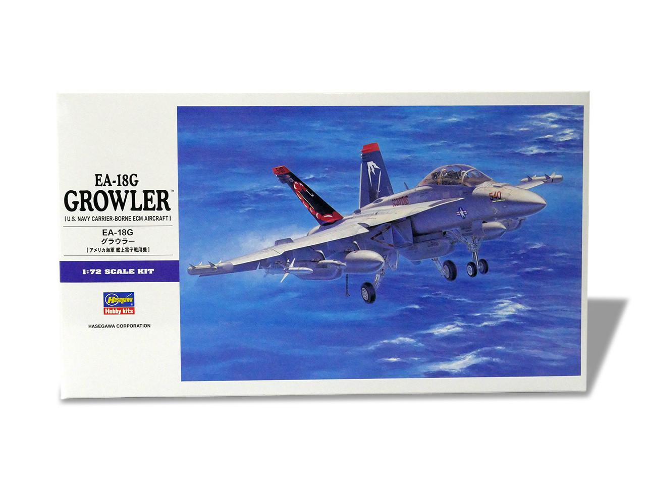 1/72 Hasegawa EA-18G GROWLER Plastic Model Kit - Squadron.com