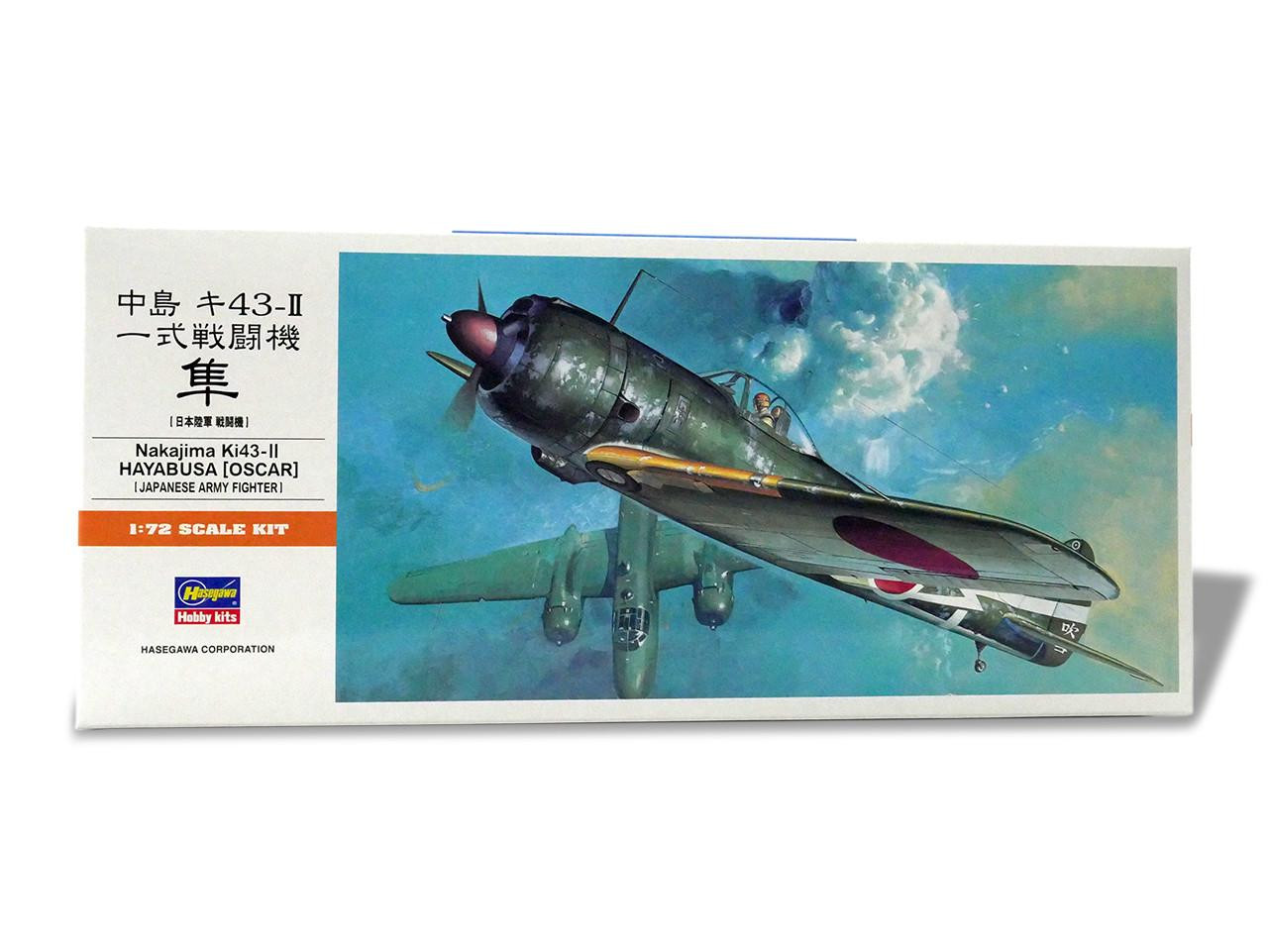 1/72 Hasegawa Ki43-II OSCAR (HAYABUSA) Plastic Model Kit