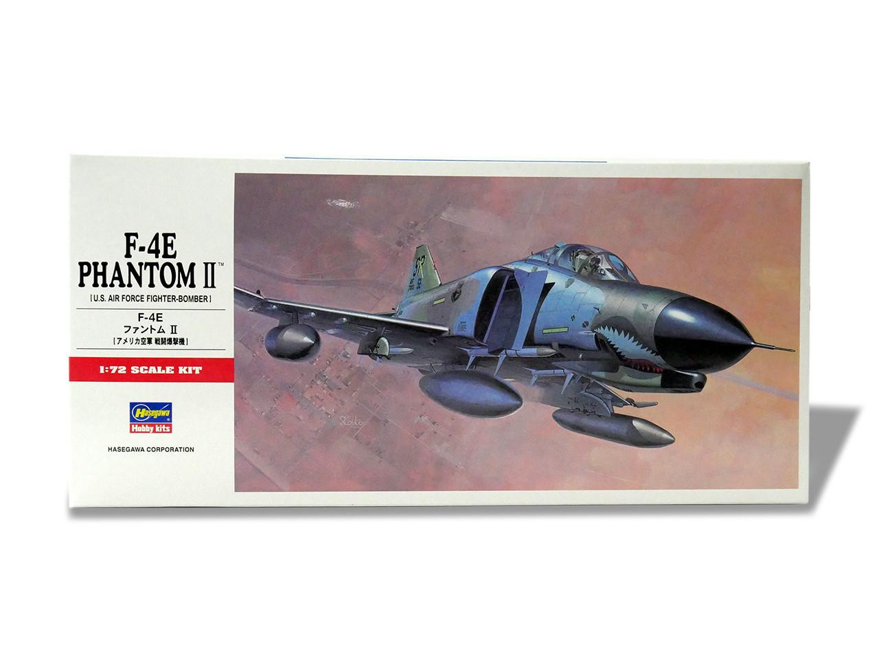 1/72 Hasegawa F-4E PHANTOM II Plastic Model Kit - Squadron.com