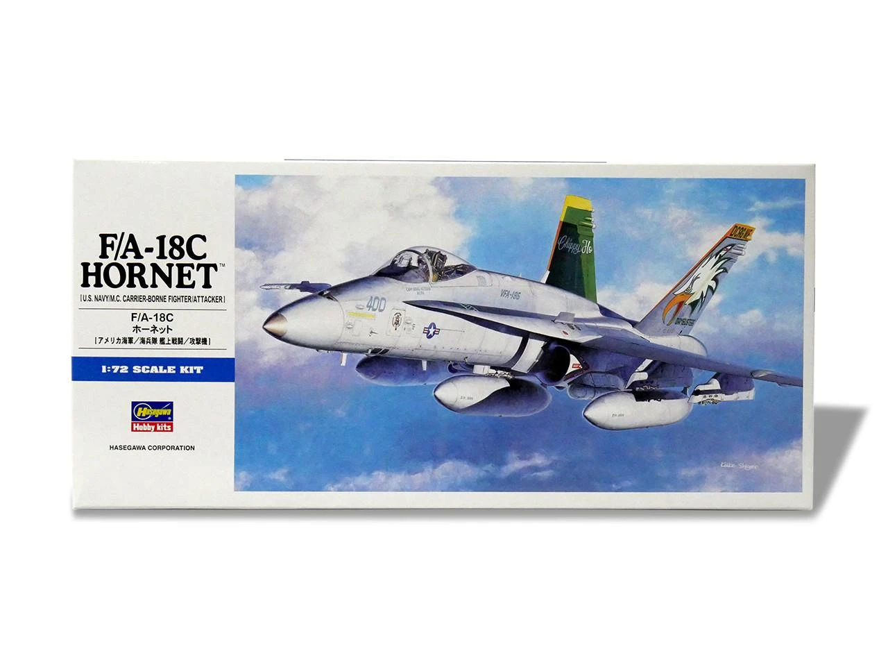 1/72 Hasegawa F/A-18C HORNET Plastic Model Kit - Squadron.com