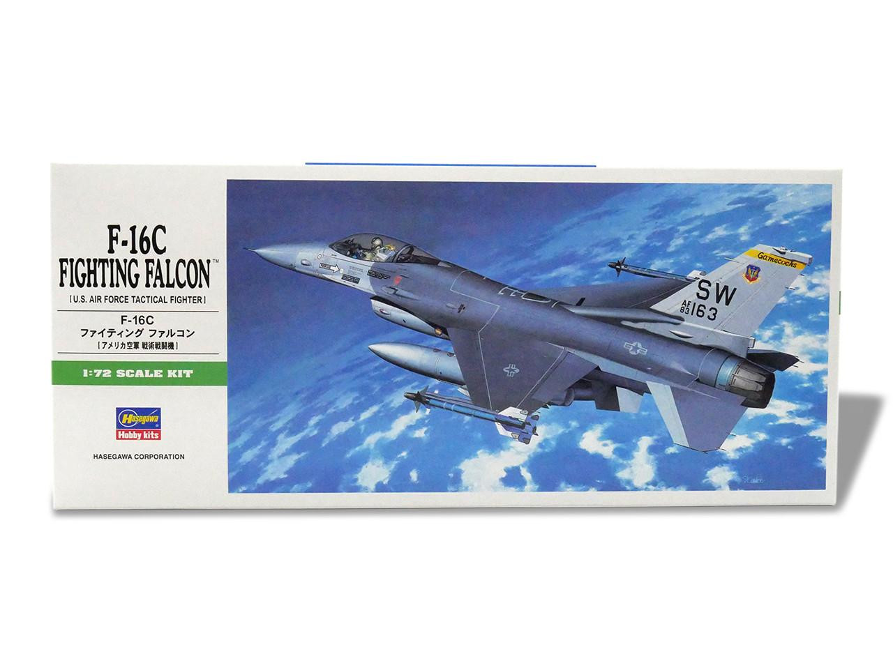 1/72 Hasegawa F-16C F.F. Plastic Model Kit - Squadron.com