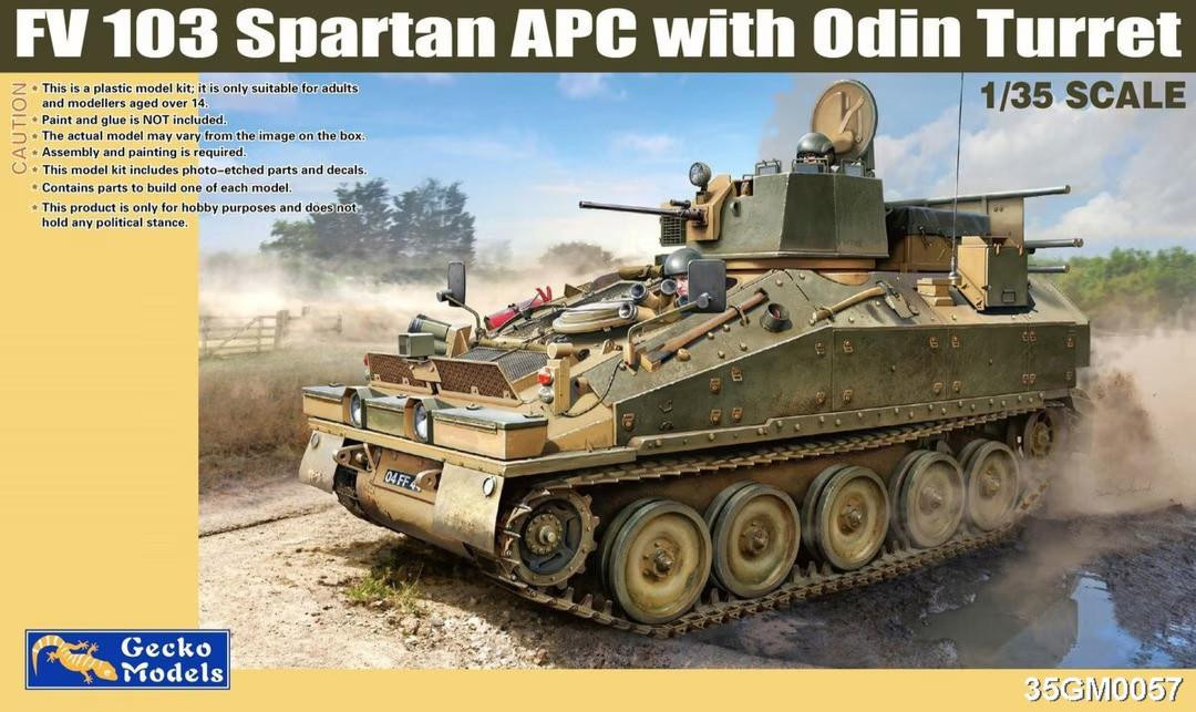 1/35 Gecko Ukrainian FV103 CVR(T) Spartan APC w/ ODIN Turret