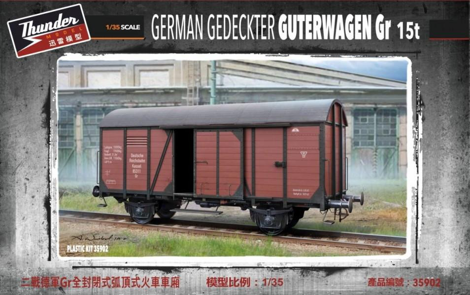 1/35スケール　サンダーモデル　ドイツ貨車 G10 & Gr 15t セット 1/35 Thunder Model German Gr Guterwagen - Squadron.com