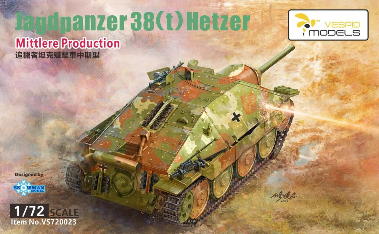 1/72 Vespid Jagdpanzer38(t) Hetzer Mid Production - Squadron.com