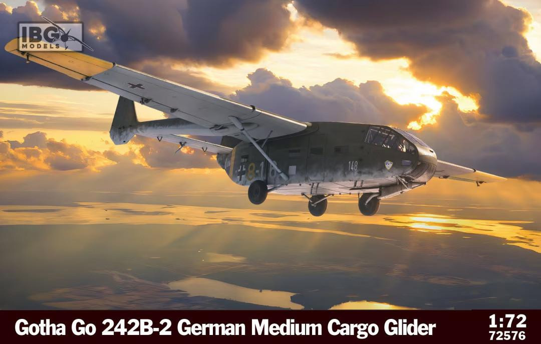 1/72 IBG Models Gotha Go 242B-2 German Medium Glider Plastic Model