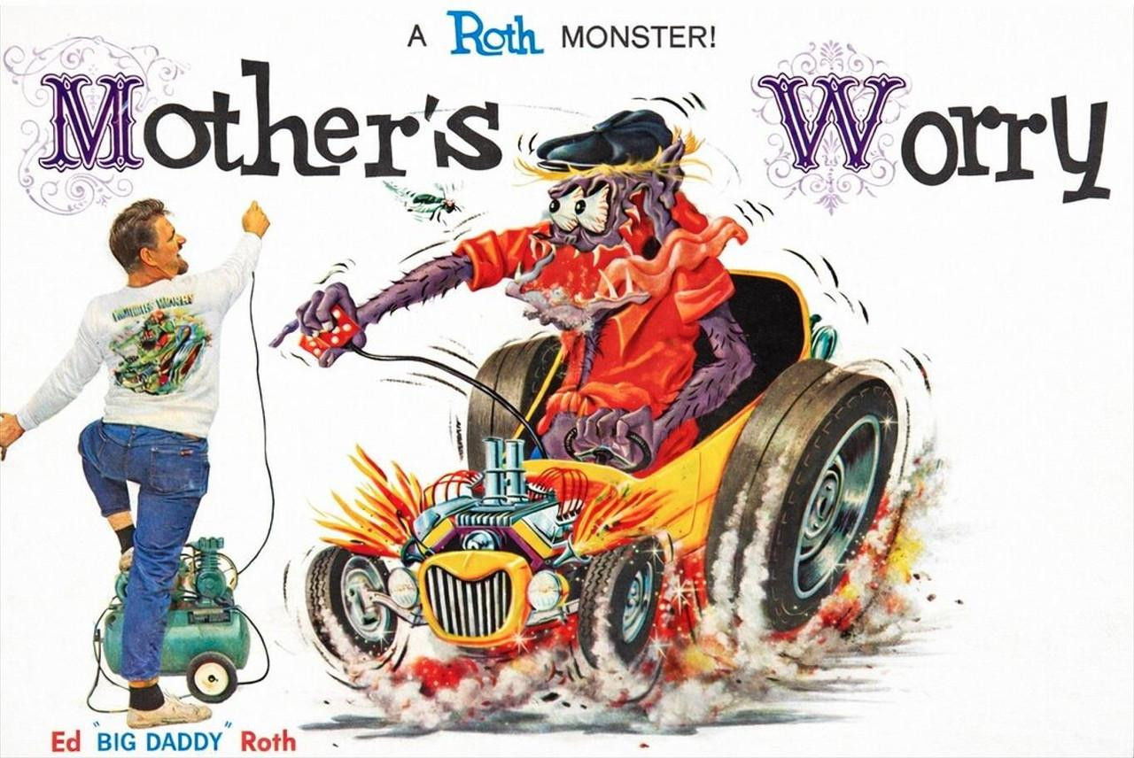 Atlantis Ed Big Daddy Roth Mother's Worry Caricature - PREORDER