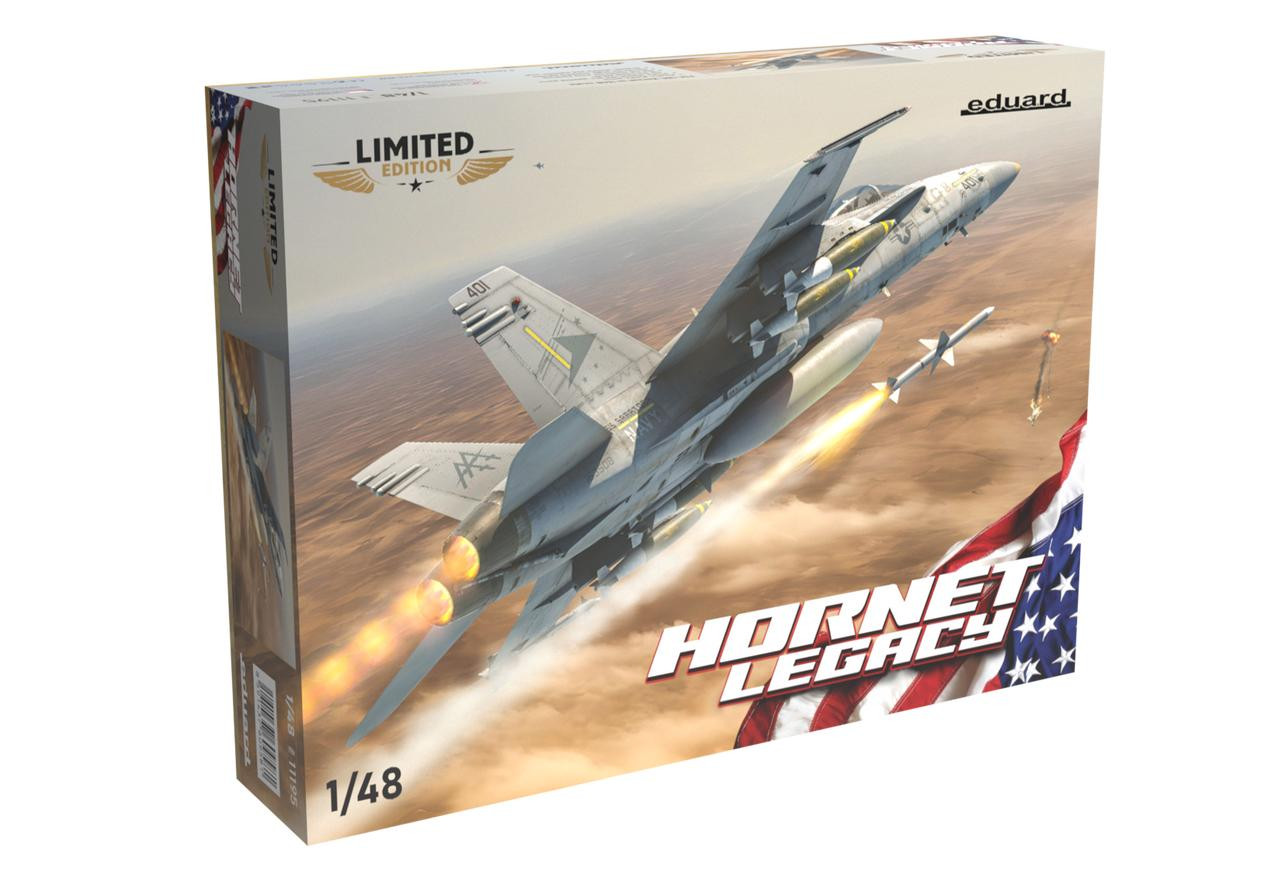 米軍　cレーション  18個セット　送料無料 1/48 Eduard F/A-18C Hornet Legacy Plastic Model Kit - Squadron.com