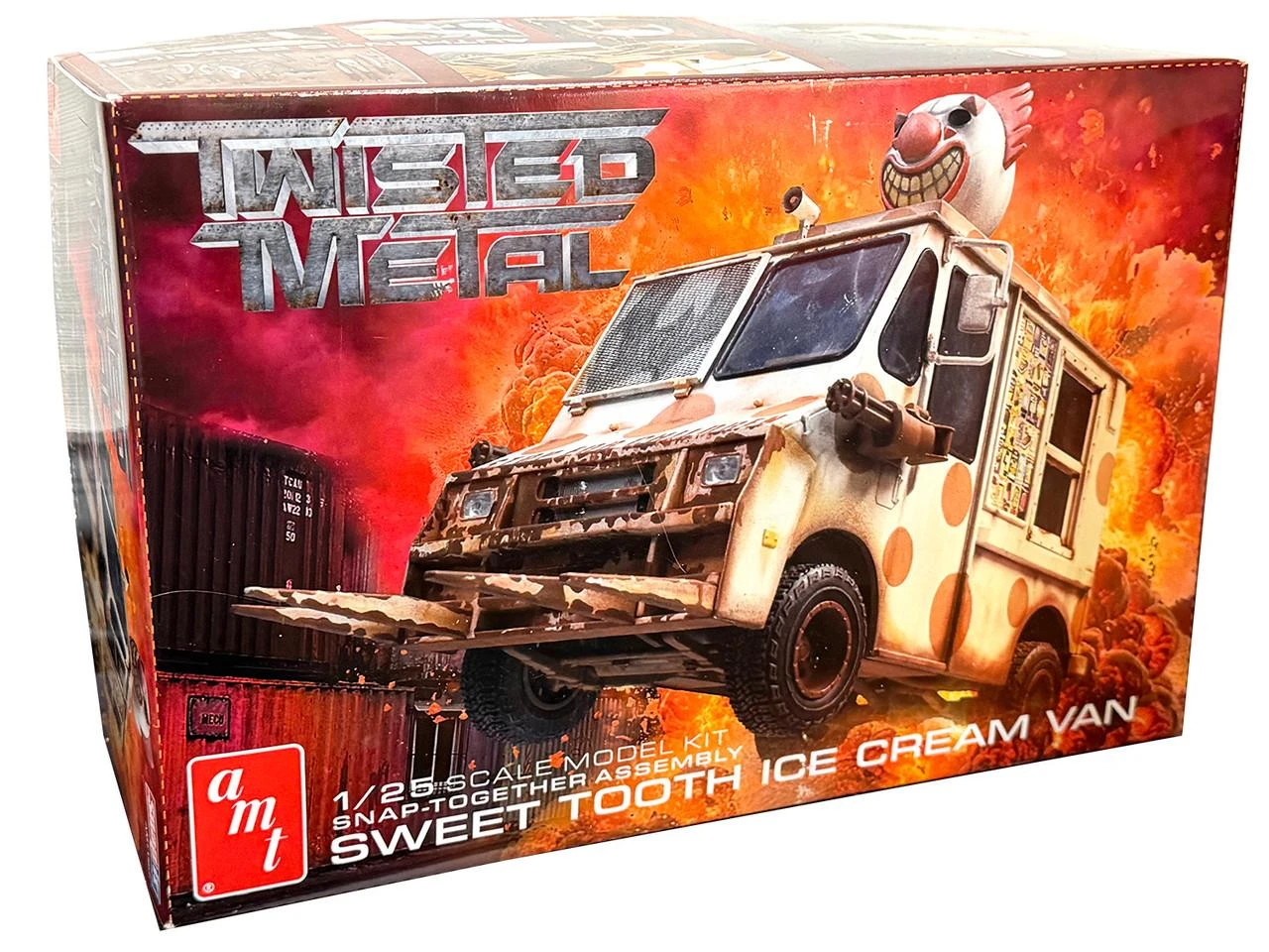 1/25 AMT Twisted Metal Sweet Tooth Ice Cream Van Plastic Model Kit 