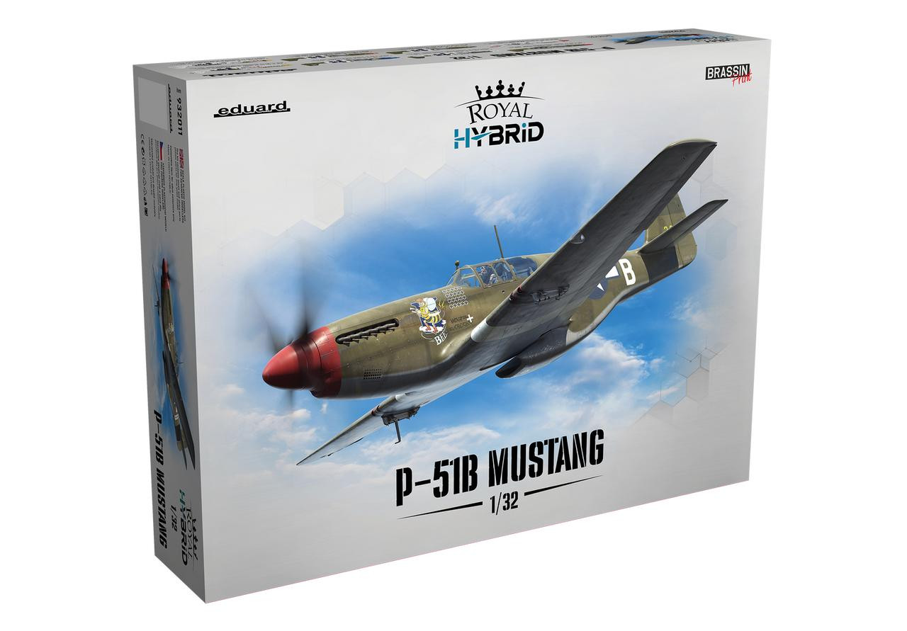 1/32 Eduard P-51B Mustang Royal Hybrid Model Kit - Squadron.com