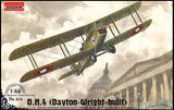 ROD414 1/48 Roden DeHailland DH4 US Army BiPlane Fighter MMD Squadron