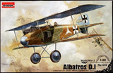 ROD614 1/32 Roden Albatros D I WWI German Pursuit BiPlane Fighter MMD Squadron