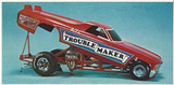 ALM2204 1/24 Atlantis Models Son of Toublemaker Chevy El Camino Funny Car formerly Monogram MMD Squadron