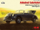 ICM35471 1/35 ICM Admiral Cabriolet, WWII German Staff Car with Figures MMD Squadron