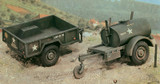 ITL550229 1/35 250 Gal Tank Trailer and M101 Cargo Trailer MMD Squadron