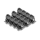 H3M16016 1/16 H3 Models WW2 U.S Army M1 Helmet (Includes 12)  MMD Squadron