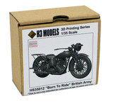 H3M35012 1/35 H3 Models BORN TO RIDE British Army Motorcyle Resin Model Kit MMD Squadron